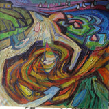 California Oil Painting - Morro Bay, California, #939, 1984