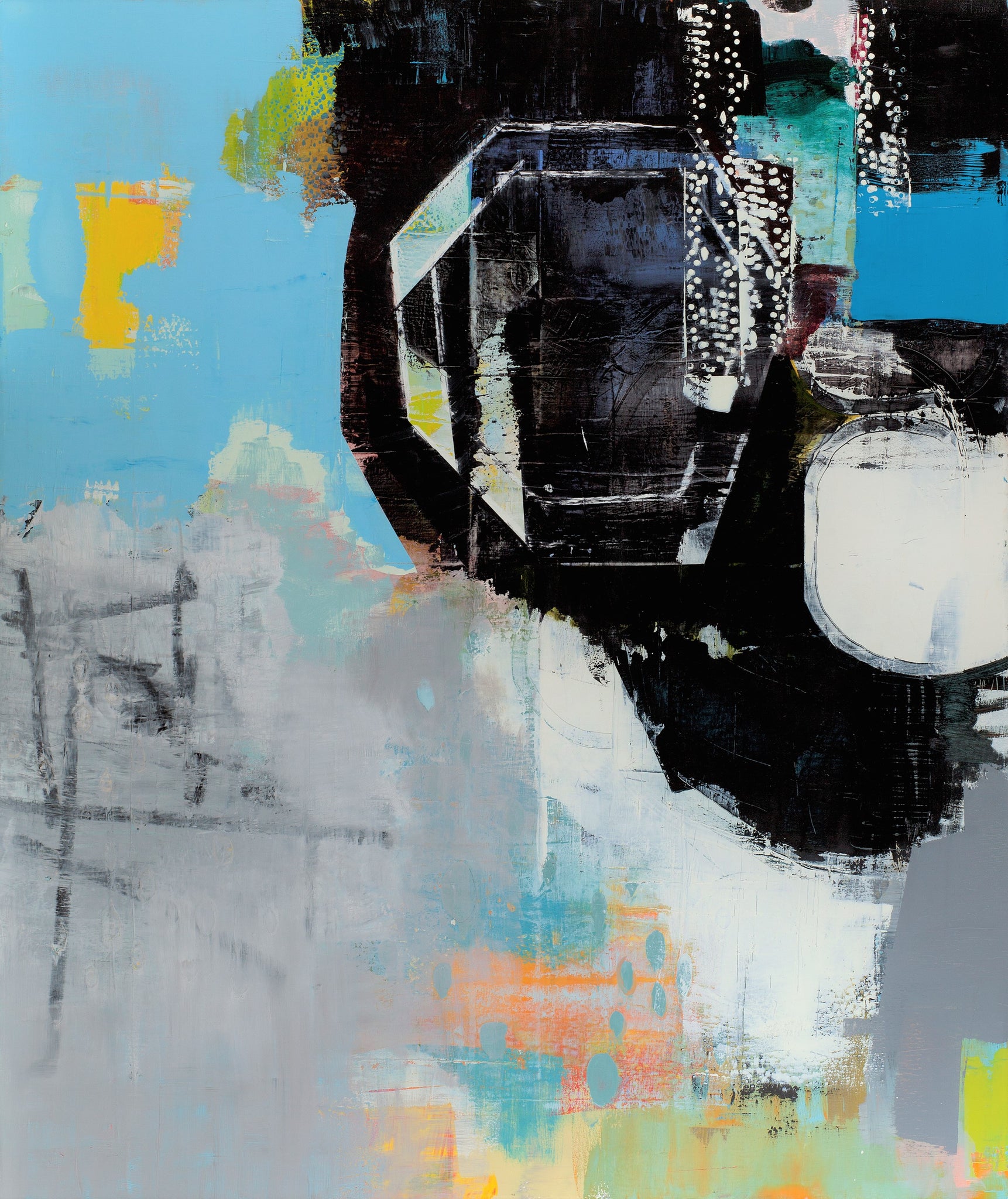 59x50 in. "Anemone" -  Oil on Canvas