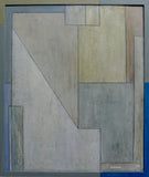 Abstract oil painting - For the Love of Diebenkorn, Study 1