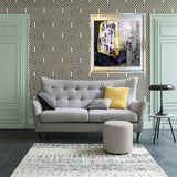 Large Oil on Paper - Vessel Red