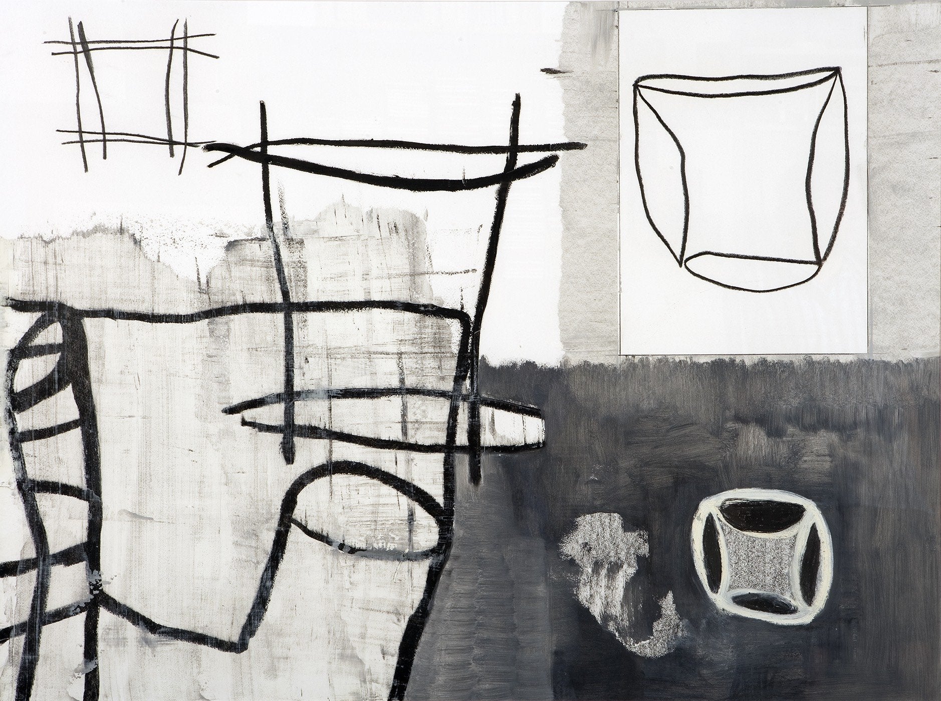 34 x 44" - Footprints II