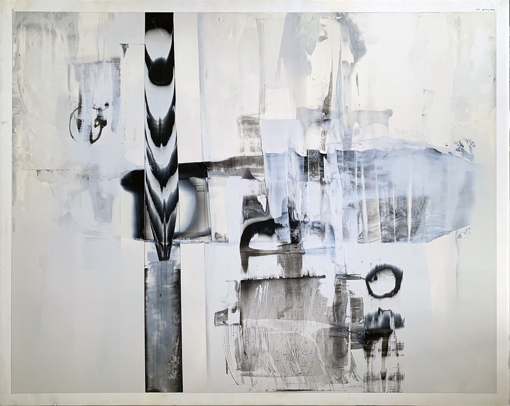 32" X 40" - Terrabite - Enamel on Mylar