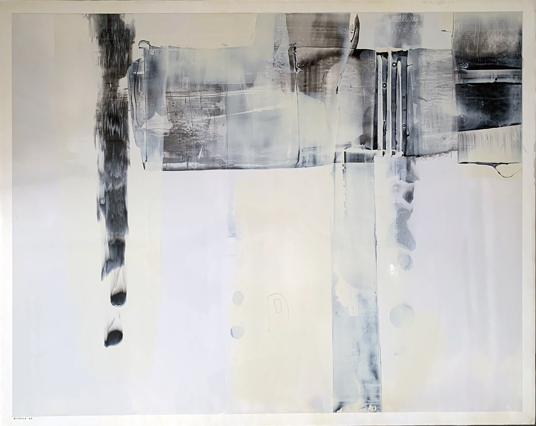 32 X 40” - Logan - Enamel on Mylar