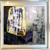 Large Oil on Paper - Vessel Red