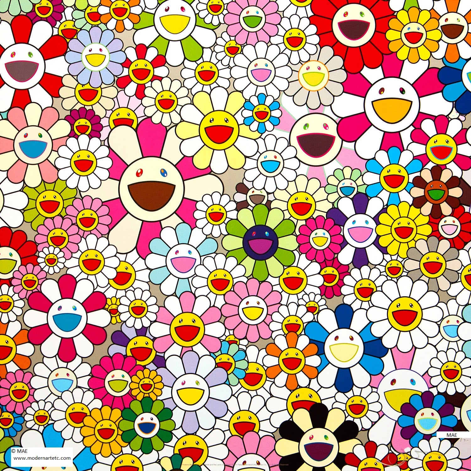 SOLD -  Flowers Blooming in this World and the World of Nirvana #3