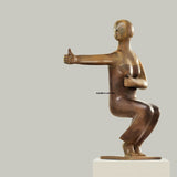 Contemporary Bronze Sculpture - "Yoga Series - No. 6"  2009