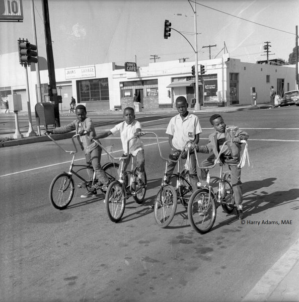 Icons and people - Boys on Bikes, Los Angeles, Calif. 1966