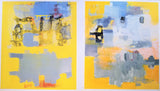Color Code I - Oil on Paper (I and II shown)