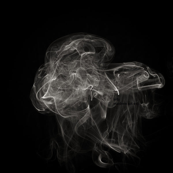 Black and White Abstract - "Smoke" Photography