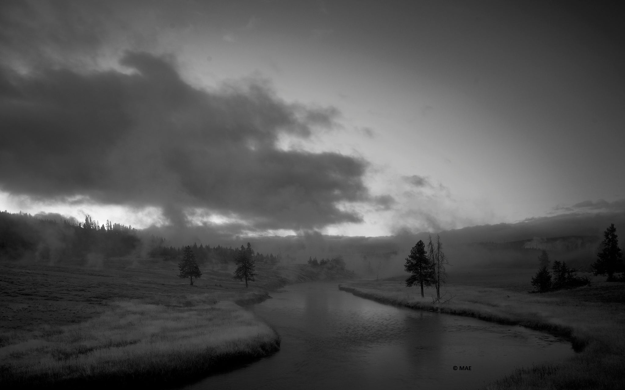 Photography of American landscape series "Yellowstone" n.2