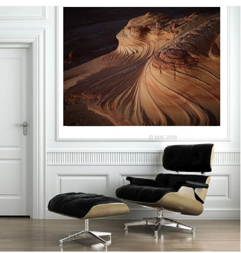 Color Photography of American landscape series - "The Wave, Paria Canyon, Arizona" n.3