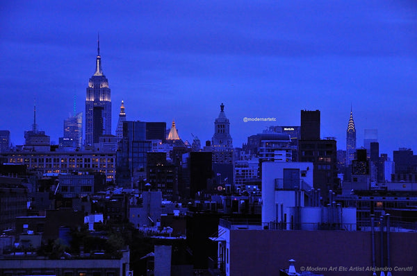New York City Architectural Landscapes 2015 - 01 Rhapsody in Blue (Dawn)