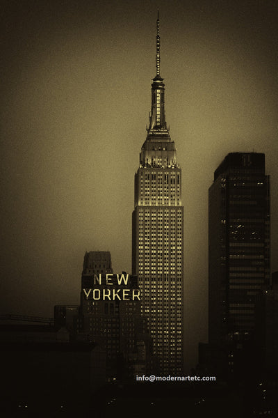 New York City Architectural Landscapes – 29 New Yorker Skyline Vertical