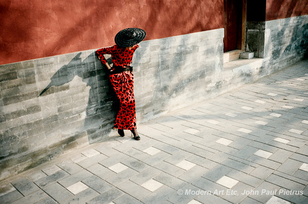 JP Pietrus Fashion Poetic landscape photography - Ling, Madam Song at Red Wall