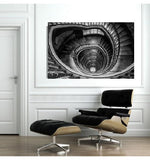 Architectural Structures -  Lighthouse Blue, Europe - Large photography - Framed - Installation ready