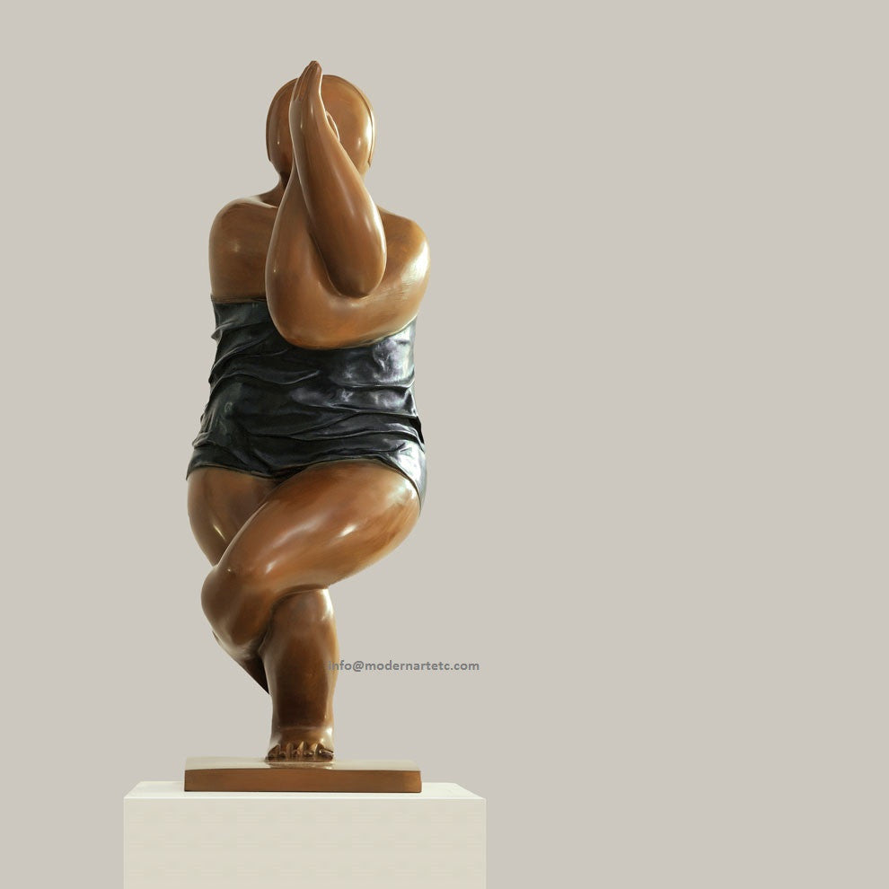 Contemporary Bronze Sculpture - "Yoga Series - No. 2"  2009
