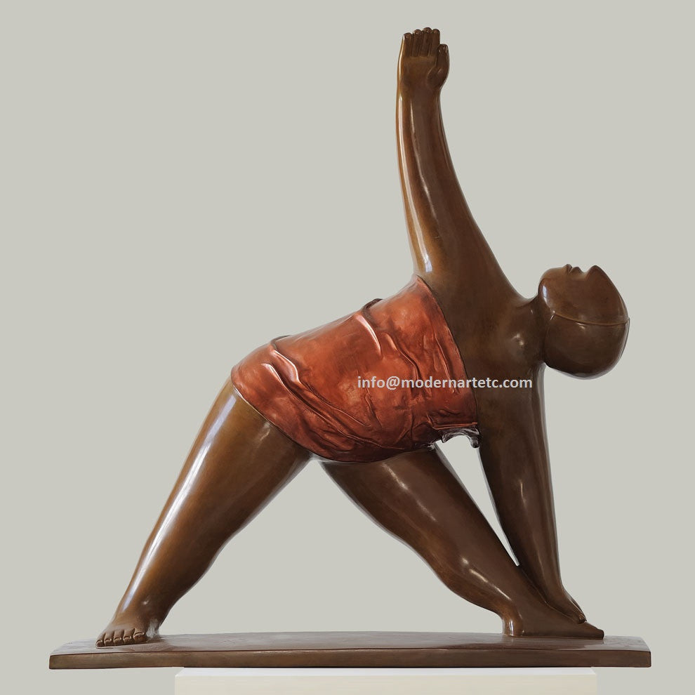 Contemporary bronze - Yoga, No. 4, Bronze, 2009