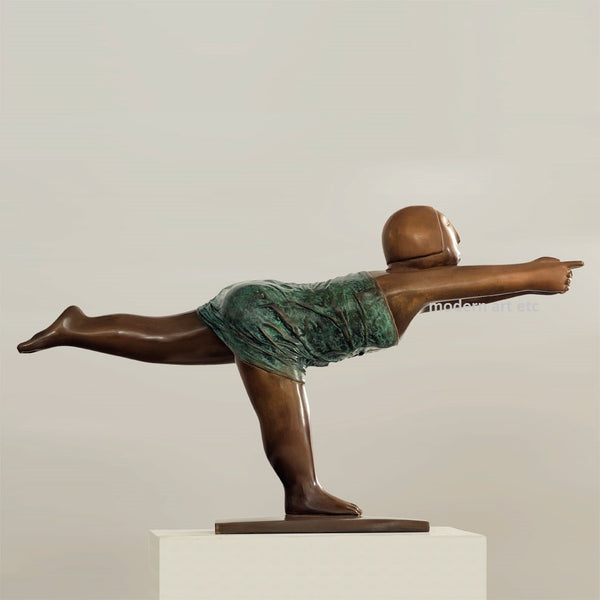 Contemporary Bronze, Yoga, No. 9, Bronze, 2009